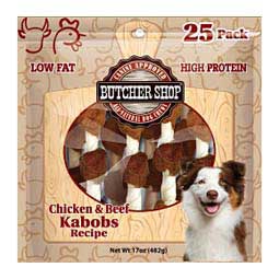 Butcher Shop Chicken & Beef Kabobs Recipe Dog Chews  Specialty Products